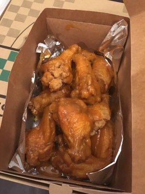 12 honey mustard wings