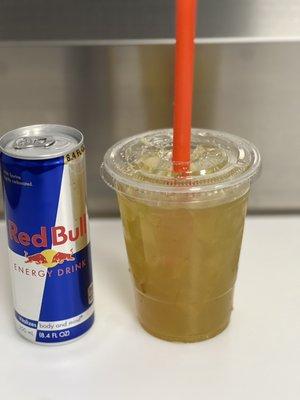 Redbull peach passion