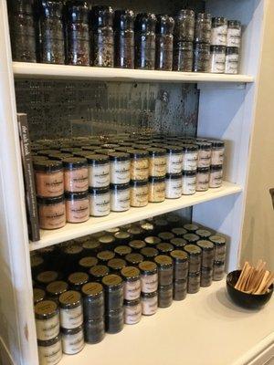 We carry a great selection of peppercorns and salts; black truffle, flake, smoked, Himalayan, and more.