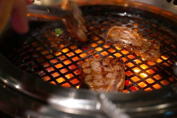 Grilling up some short ribs