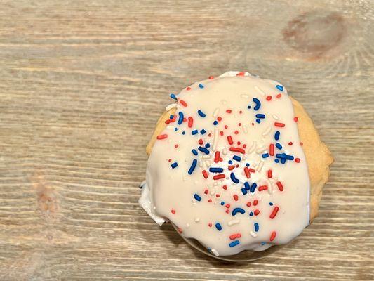 Sprinkle Cookie. Incredibly soft and the best melt in your mouth sugar cookie I have ever had. I can't recommend this enough.