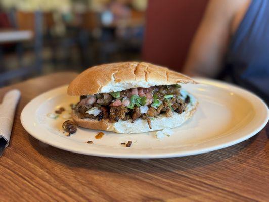 Torta with al pastor