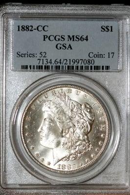 Specializing in Morgan Dollars Key Dates and Common, Certified and Raw