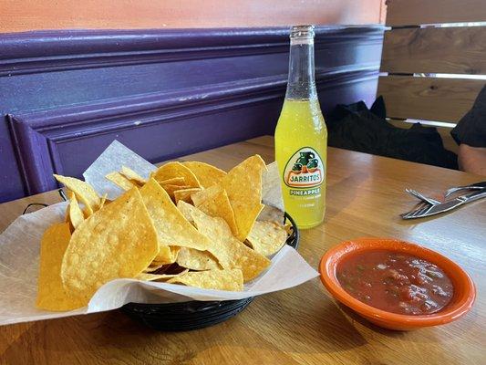 Chips and salsa ($3)