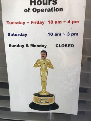 NEW Hours