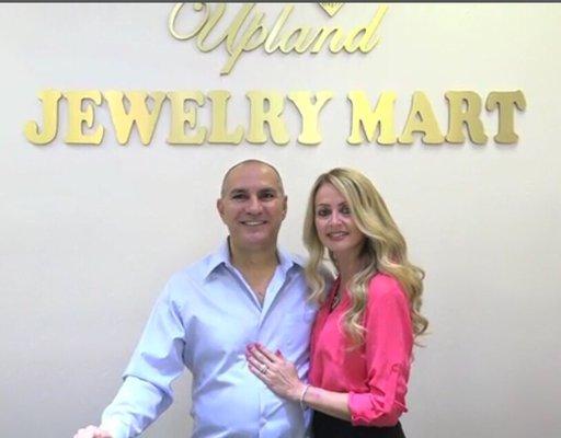 The owners of Upland Jewelry Mart, Danny & Abby.