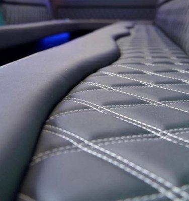 Photo of the seats at Party Bus Las Vegas LLC