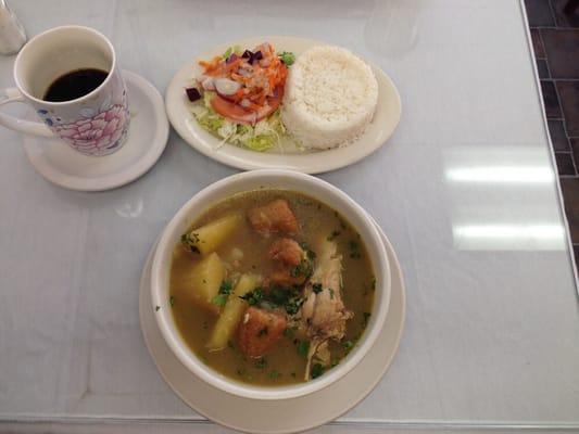 Sancocho de gallina......la dicha!