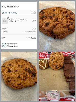 $3 each Pluot Chocolate Chip Cookies ~ Frog Hollow Farm {2/3/2024}