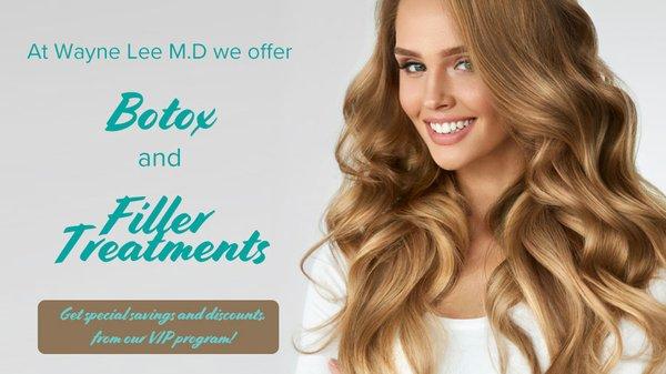 Botox and Fillers Specials