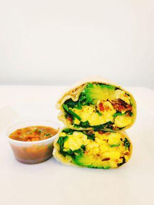 Breakfast Avocado Burrito