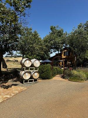 Entrance of the winery