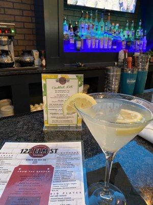 Lemon drop martini