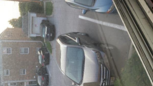 Illegally parked car... Every single day this happens.