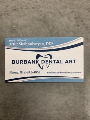 Artur Shahnubaryan, DDS-Burbank Dental Art