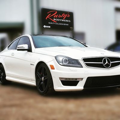 A well equipped C63 amg is going home today.  Thank you guys for trusting us with your babies.   We know your passion!