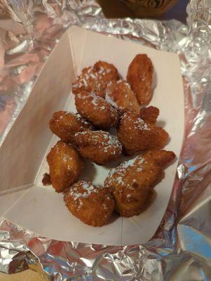 Powdered sugar on corn nuggets??? Why?