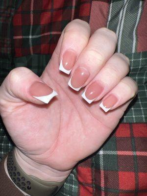 Acrylic French tips