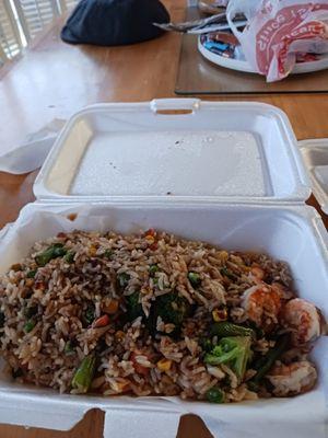 Shrimp fried rice