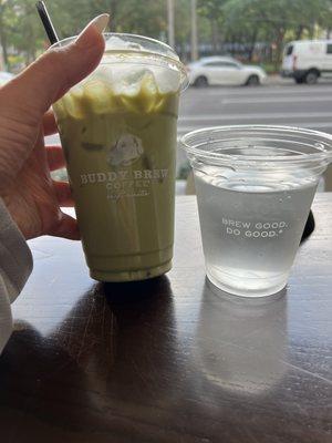 Lavender matcha is fantastic