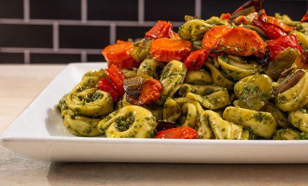 Tortellini Pesto Pasta Salad.