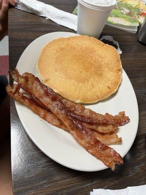 Pancake and bacon