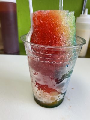 Raspados de arcoíris