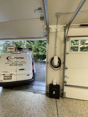 Another Tesla Wall Charger Installation by Tesla Certified installer Comletric.