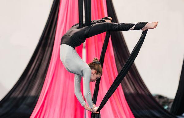 Competitive aerial program for children and adults