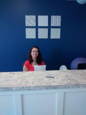 There is always a smiling face to greet you on your way in. Usually our clients smile on the way out of each appointment...even the 1st one.