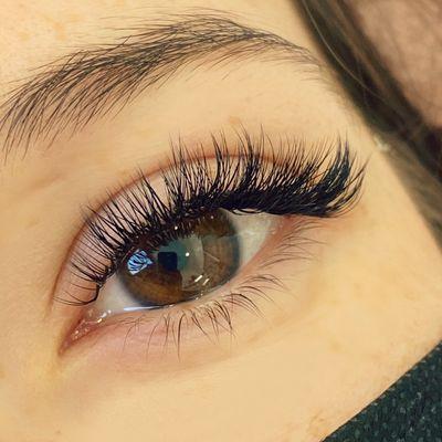 Hybrid lash fill by Katie