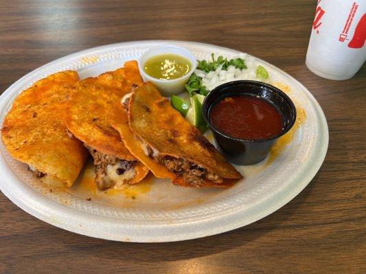 Birria(pork/Al pastor & cheese fried)