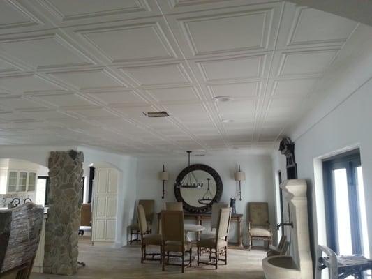 Ceiling at a beach home in Pompano Beach, Florida