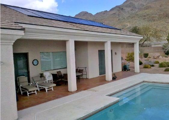 infinity solar pool heating