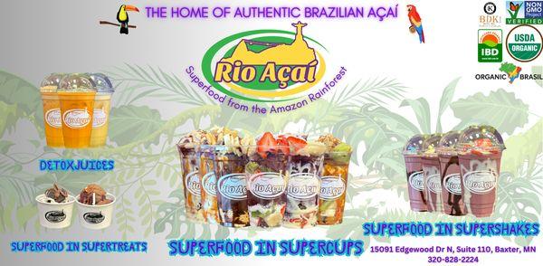 The Home of the Authentic Brazilian Açaí