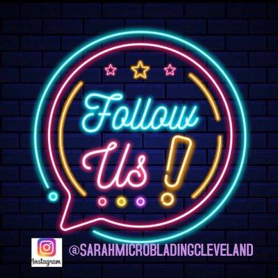 Follow my work on Instagram @sarahmicrobladingcleveland