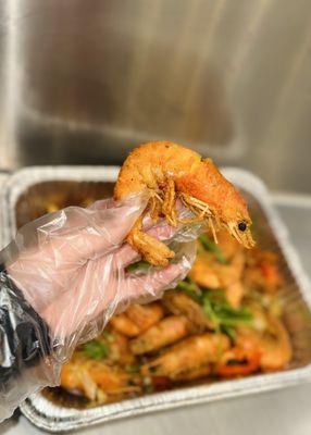 LARGE SHRIMP. 

Please call ahead to cater.