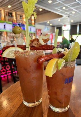 Bacon Bloody Mary and a regular