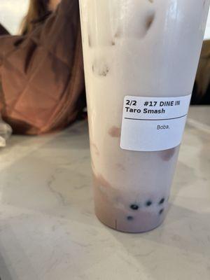 Taro Splash Milk Tea