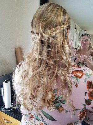 Wedding hair