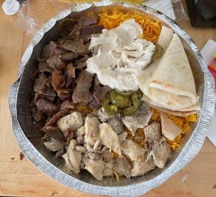 Chicken & Beef Gyro Platter