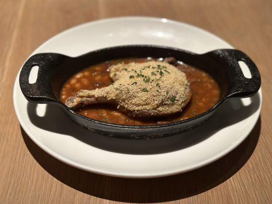 Duck leg cassoulet