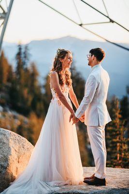 Heavenly Tahoe Wedding Hair