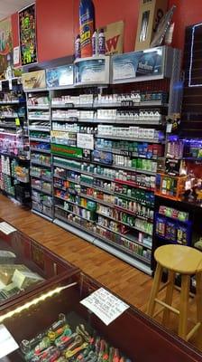 Our cigarette selection.