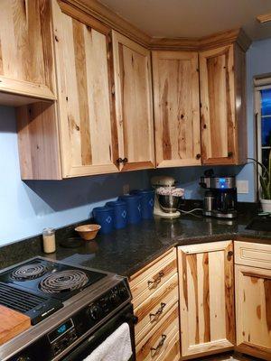 Left countertop next to stove.