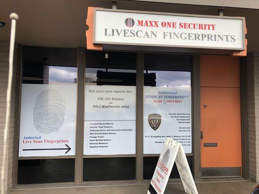 Modesto Live Scan Fingerprint dba Maxx One Security