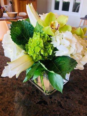 October 2020 beautiful floral arrangement for my family.