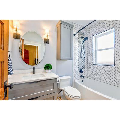 Standard Cleaning: Sanitation of showers, bathtubs, sinks, and vanities - clean mirrors - floor vacuumed and mopped - toilets cleaned