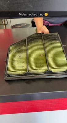 Took care of my air filter