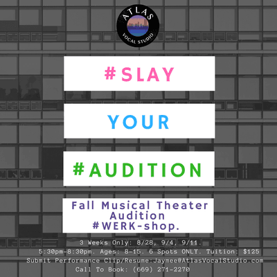 Fall Audition WERK-Shop!